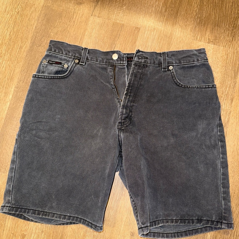 Perry Ellis Charcoal Jean Shorts for Men